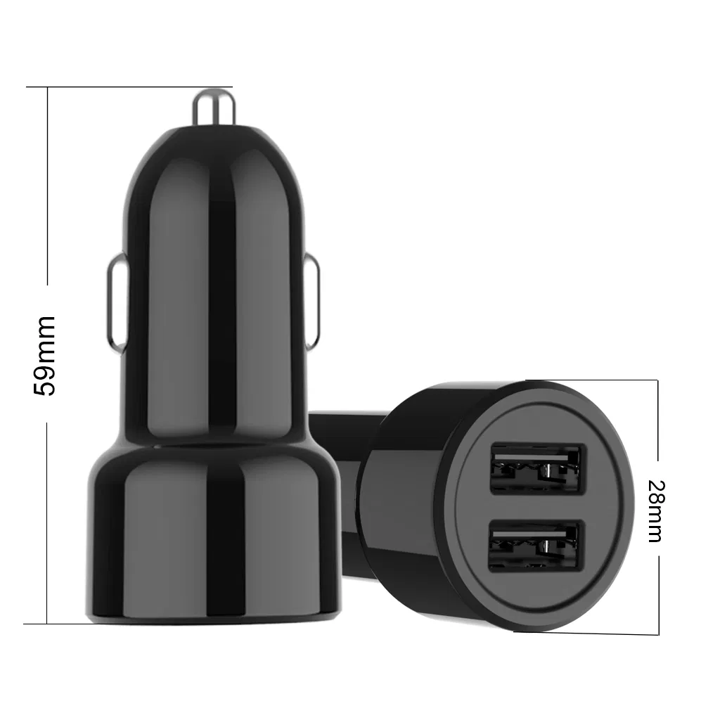 Fast Charge Dual USB Car Adapter for Quick Power