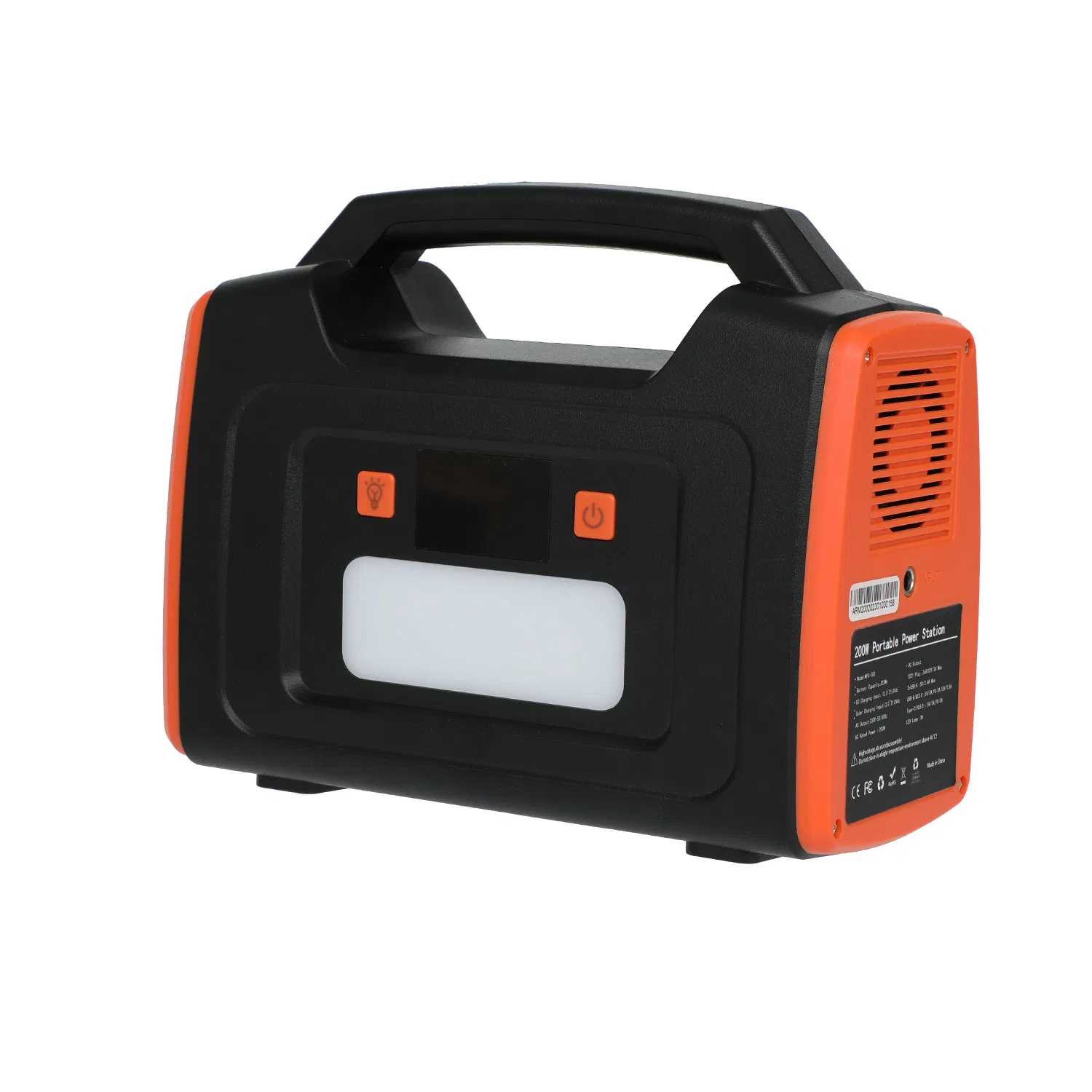 200W Recyclable Portable Power Station with Lithium Battery Energy Storage Solar System