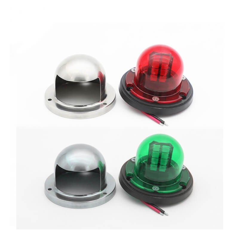 Waterproof LED Marker Warning Light Green Red Marine Car Accessories Ships Boat Navigation Lights Yacht Signal Light