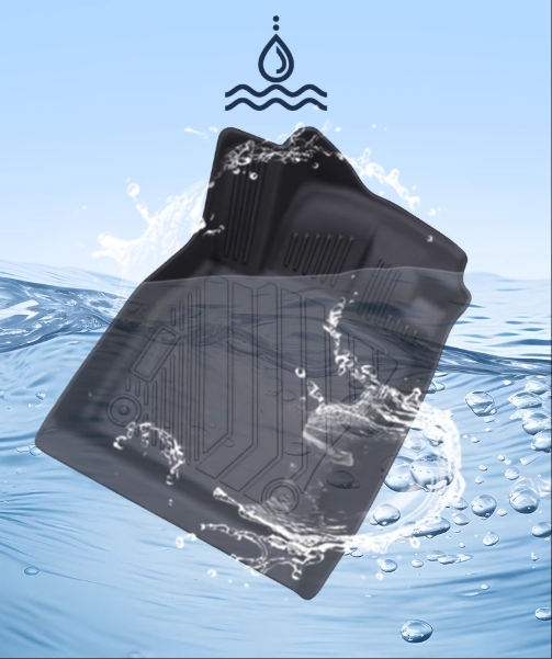 TPE Car Floor Mats Full Coverage Anti Dirt and Wear-Resistant Foot Mat Interior