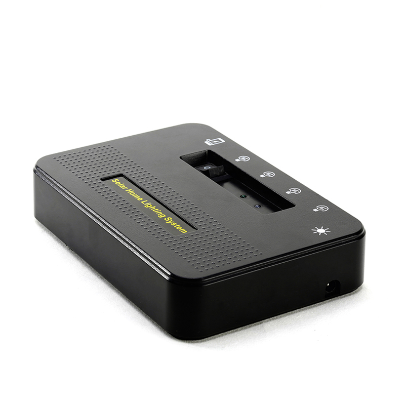 Car Phone Charger Solar Home Multi Lighting System Solar Power System with 4 Bulbs and 8W Solar Panel Lighting System