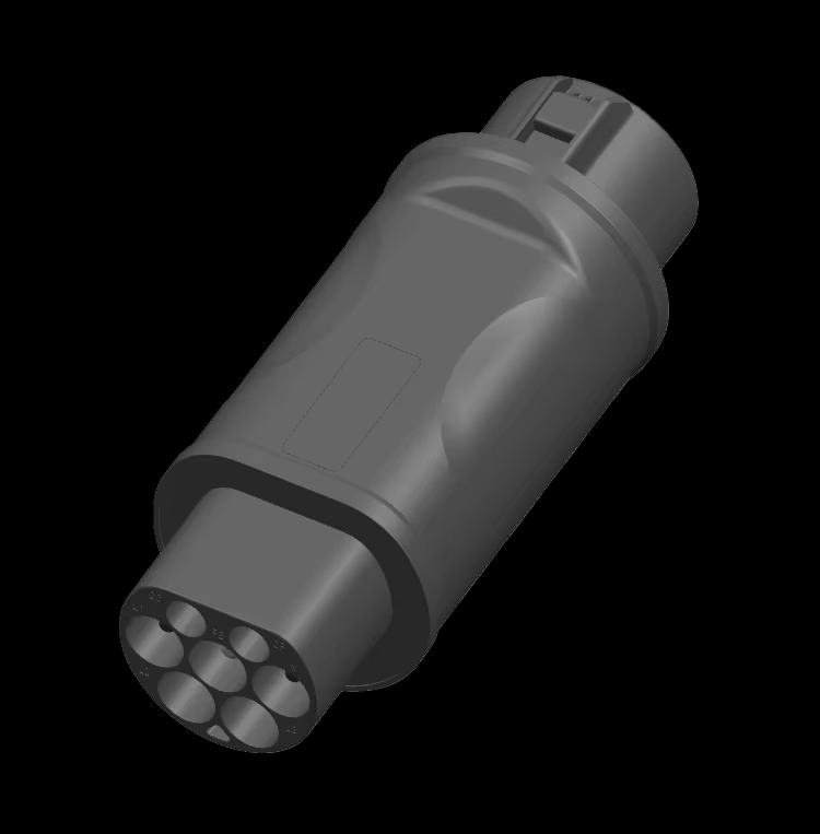 Electric Vehicle 32 AMP 1 Phase AC Car Charger T1-GB EV Car Charging Adapter