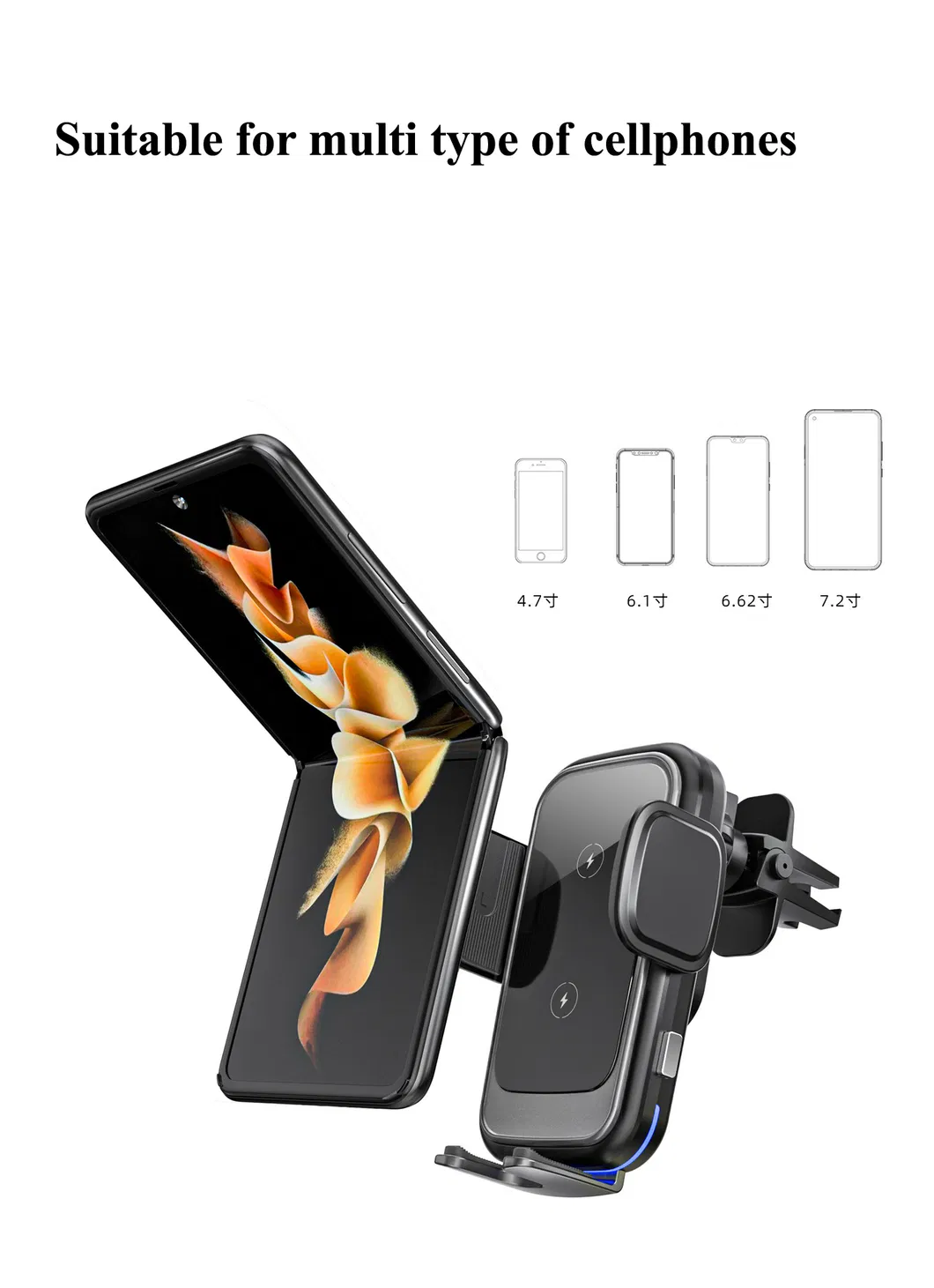 Wireless Car Phone Mount 2