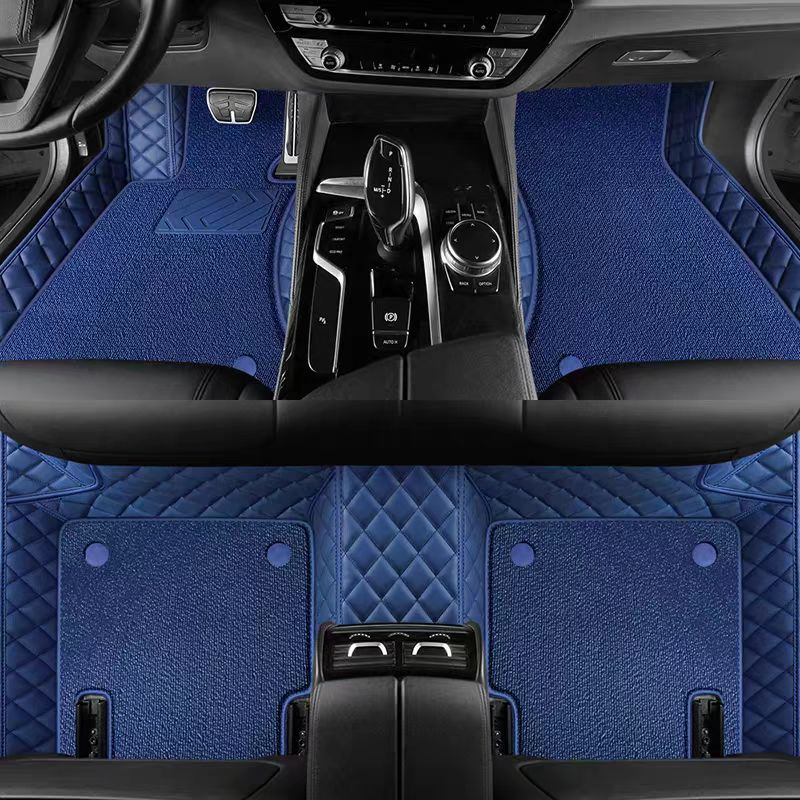 Double-Layer Leather Car Floor Mats and Auto Parts Are Suitable for All Car Models and Can Be Customized