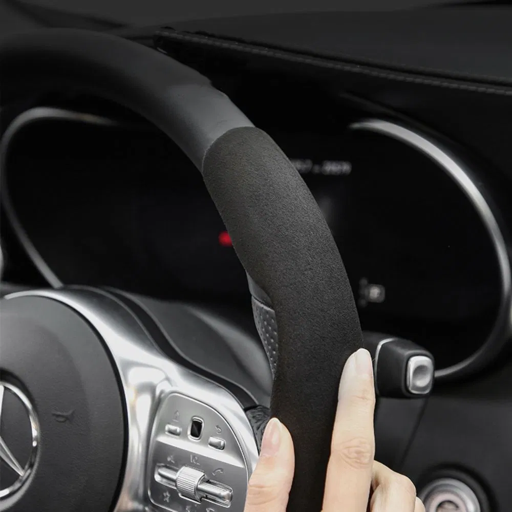 Universal Car Suede Steering Wheel Cover Accessories Ci21011