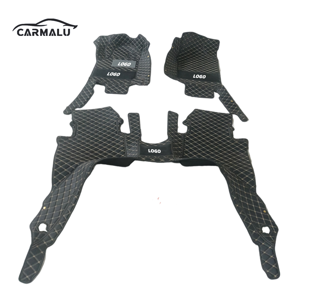 Premium Custom Logo 5D Leather Car Mats for Ultimate Comfort