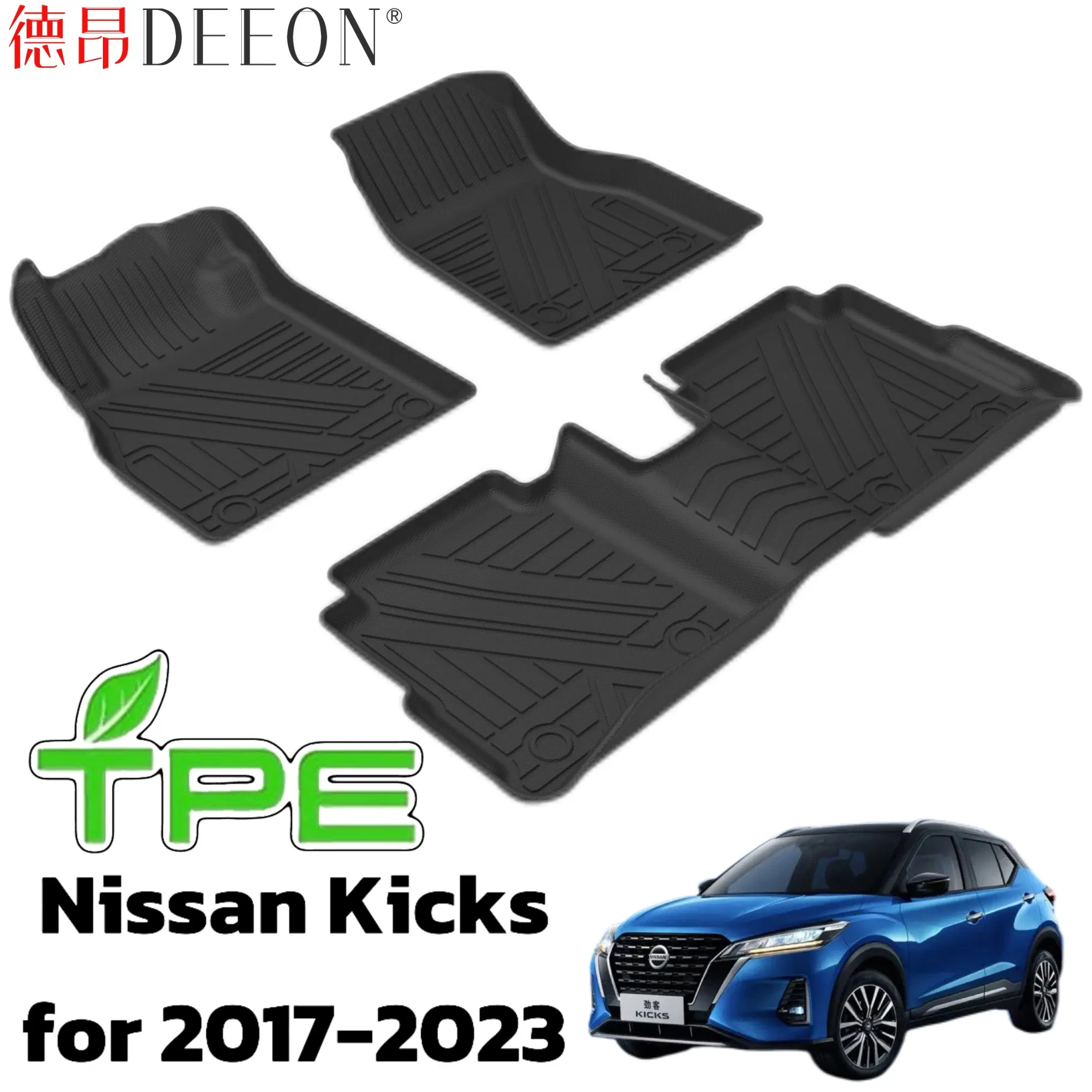 Dust-Proof TPE Car Floor Mat Auto Accessory Foot Mat Trunk Mat for Nissan