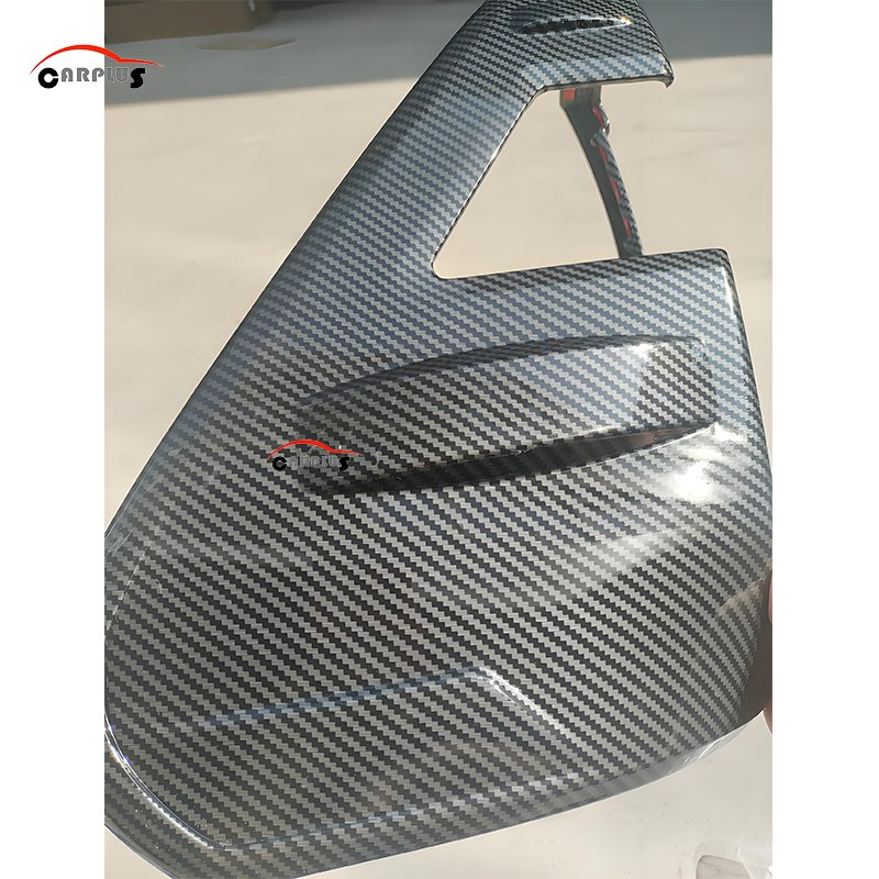 Glossy Black ABS Black Tail Light Cover for Hilux Revo 2021-2023 Carbon Color Pop Auto 4X4 Carbon Popular Exterior Car Styling Accessories Rear Lamp Cover