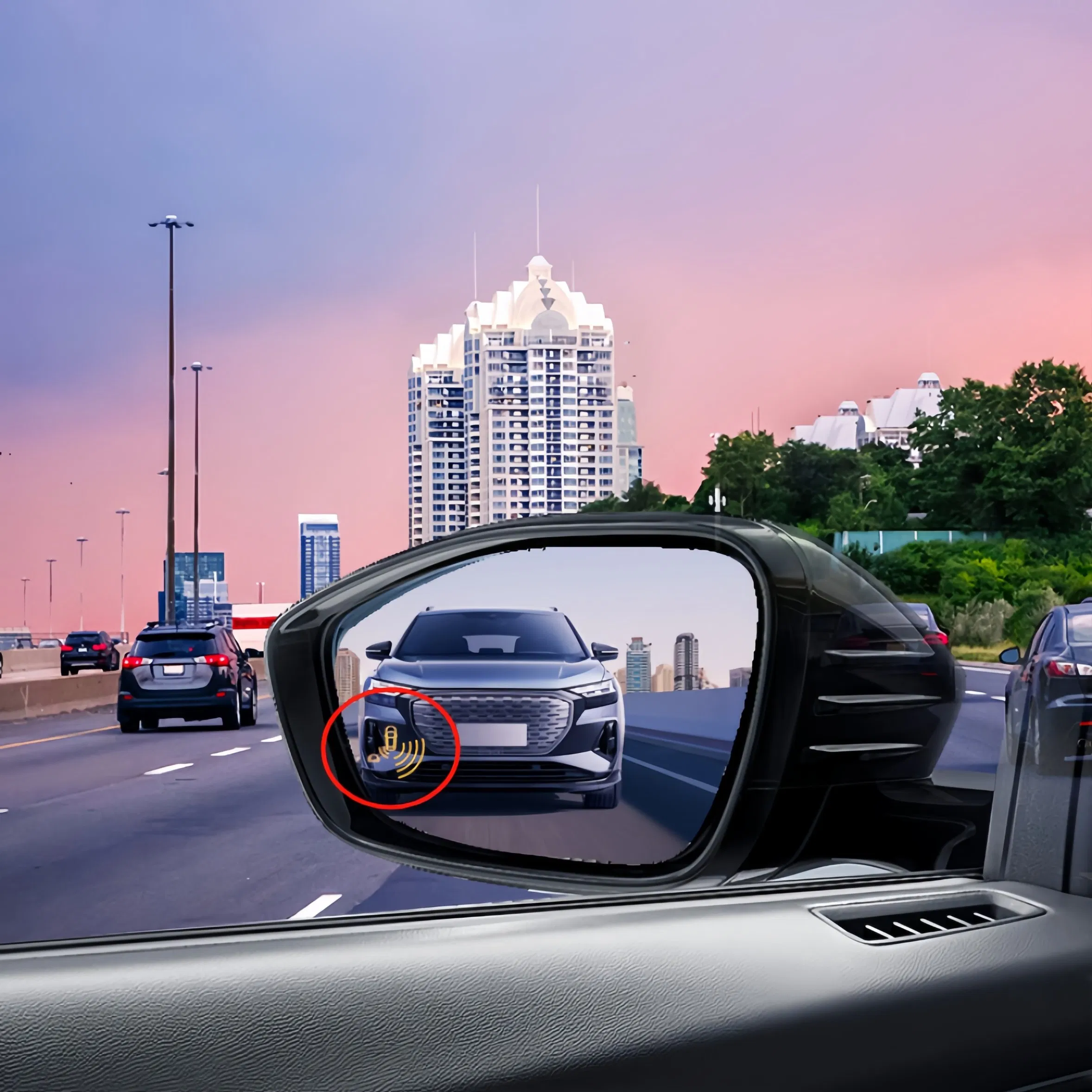 Intelligent Escort Millimeter Wave Radar Detection 24GHz Car Blind Spot Monitoring System