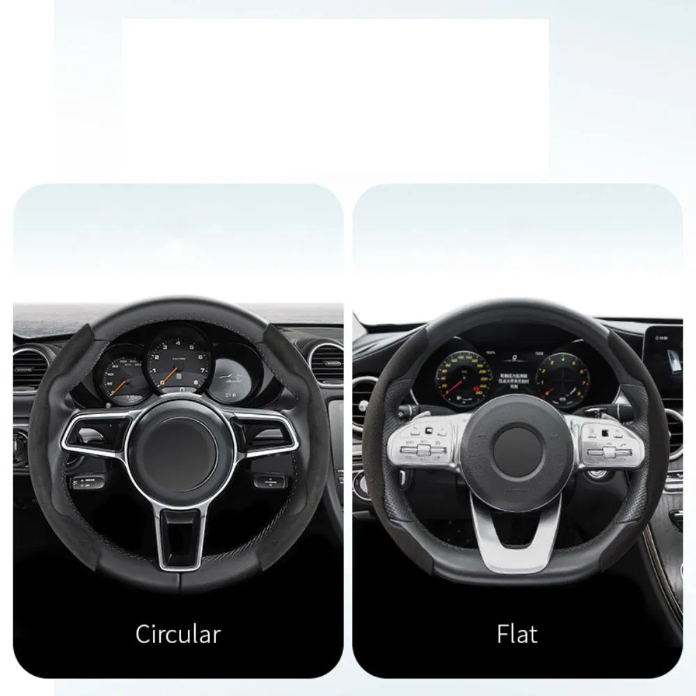 Universal Car Suede Steering Wheel Cover Accessories Ci21011
