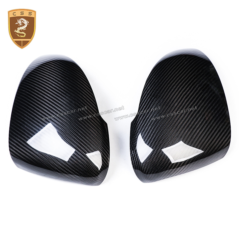 2014 up Carbon Fiber Car Exterior Accessories Side View Mirror Cover for Macan
