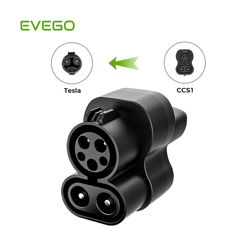 EV Car Charger Plug Connector CCS1 to J1772 Adapter for Tesla