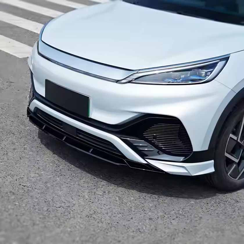 for Byd Atto 3 Yuan Plus Front Bumper Collision Avoidance Trim Fog Light Lamp Eyelid Eyebrow Strips Car Styling Accessories