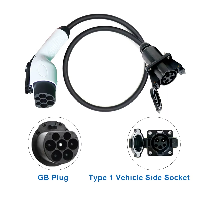 Electric Vehicle 32 AMP 1 Phase AC Car Charger T1-GB EV Car Charging Adapter