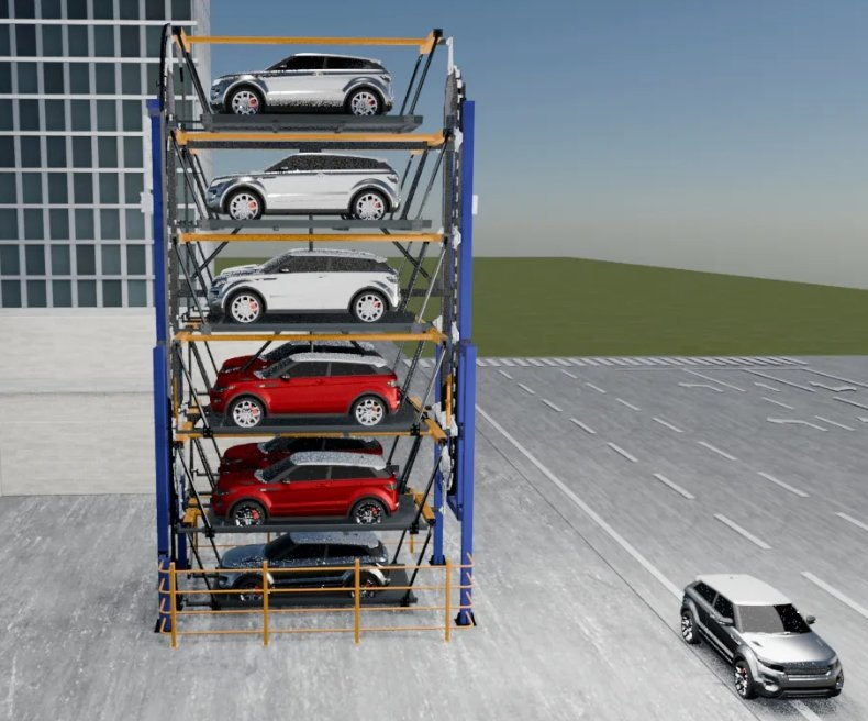 Premium Garage Car Lift Solution for Vertical Vehicle Storage