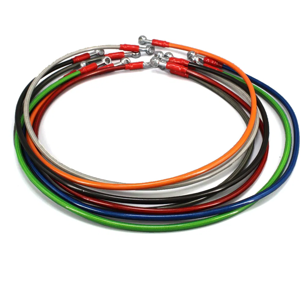 Car Motorcycle Brake Hose DOT4 Low Expansion OEM Performance Hydraulic Brake Line Universal Auto Parts Factory Wholesale Custom Order