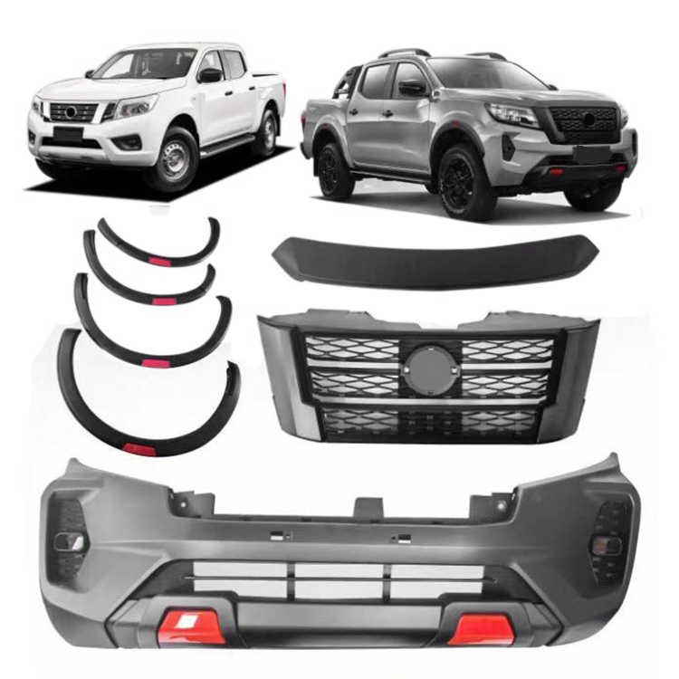 High Quality Auto Parts Car Exterior Accessories Body Kit Fit PP Material for Navara Np300 2016 Upgrade to 2021