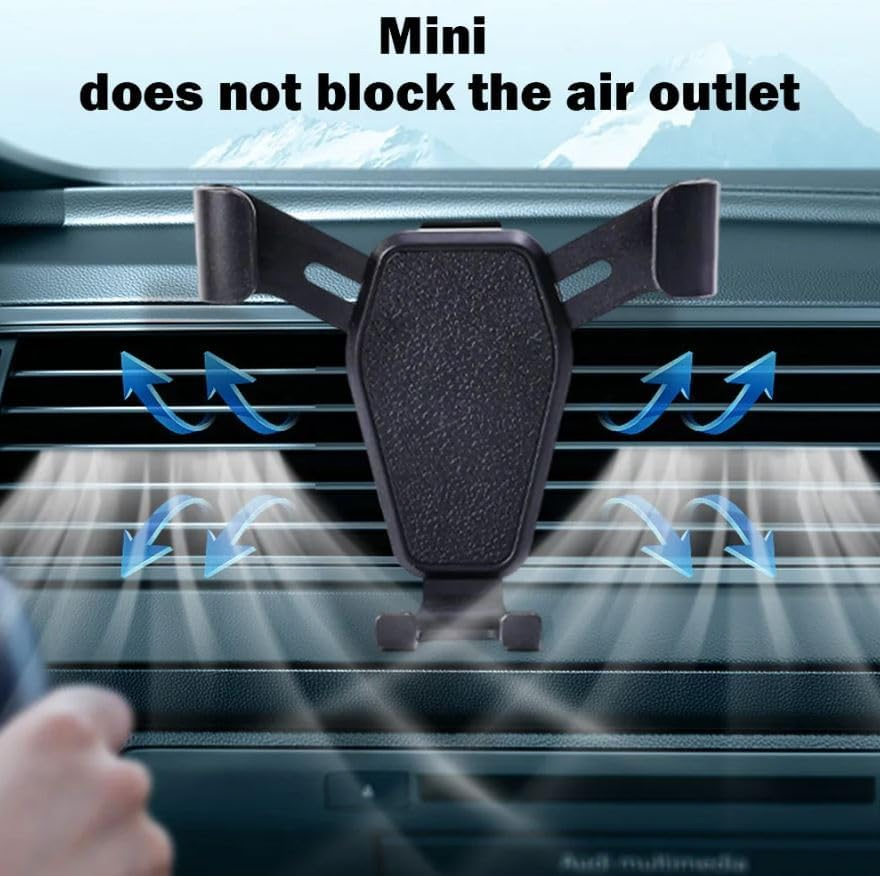Gravity Handsfree Car Phone Mount for Air Vent