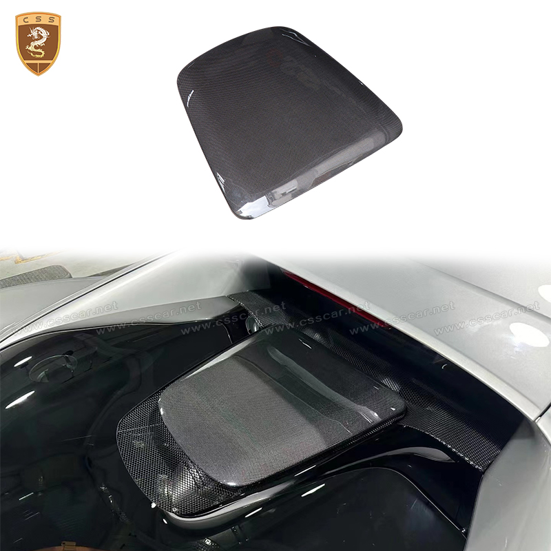 Quality Assurance Car Styling Auto Modified OEM Style Accessories Carbon Fiber Engine Cover Hood for Ferrari 296
