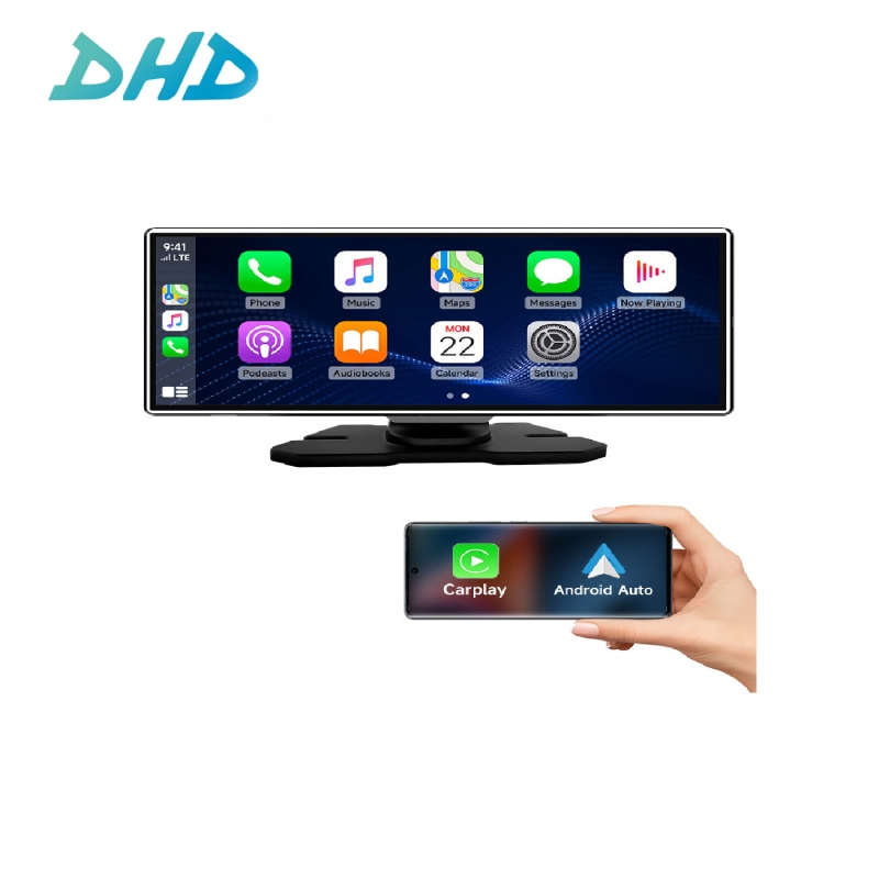 Car Accessories Universal 11.36-Inch Android Auto Stereo, Dashboard Camera, Wireless Carplay, Rearview Mirror, GPS Navigation Link Car Radio