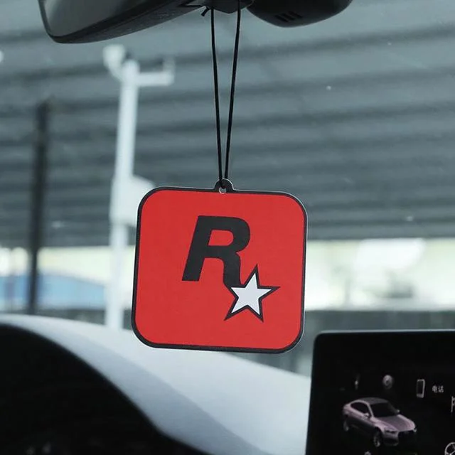 Custom Design Air Freshener R Star Car-Styling Car Perfume Natural Smell Hanging Car Diffuser Interior Auto Scent Fragrance Auto Accessories