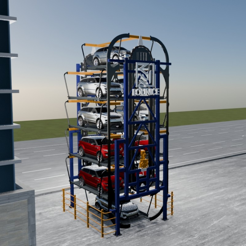 Parking Solution Car Storage Mechanical System Rotary Parking System