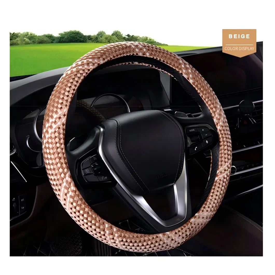 Premium Ice Silk Steering Wheel Cover for Comfort and Grip