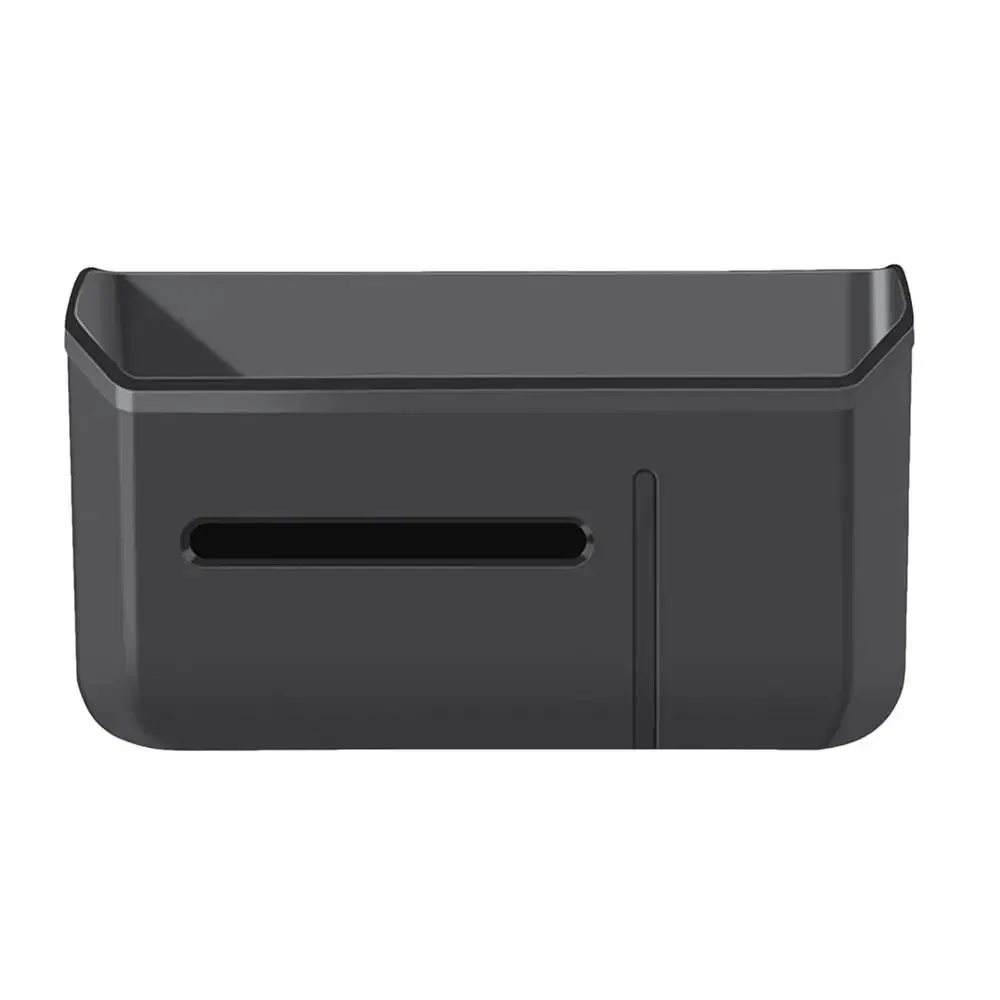 for Model 3/Y Car Seat Back Storage Box TPE Tissue Box Auto Back Seat Trash Can Cup Holder for Interior Accessories