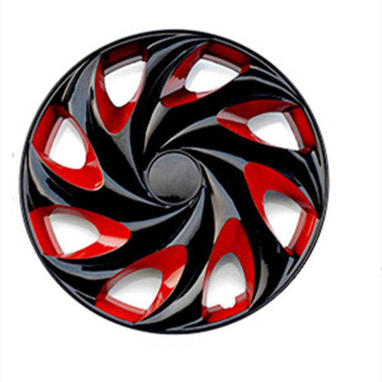 Stylish Hubcaps Universal Wheel Cover Type F Silver Black PP Plastic Durable Wheel Rim Caps Car Styling Accessories Parts