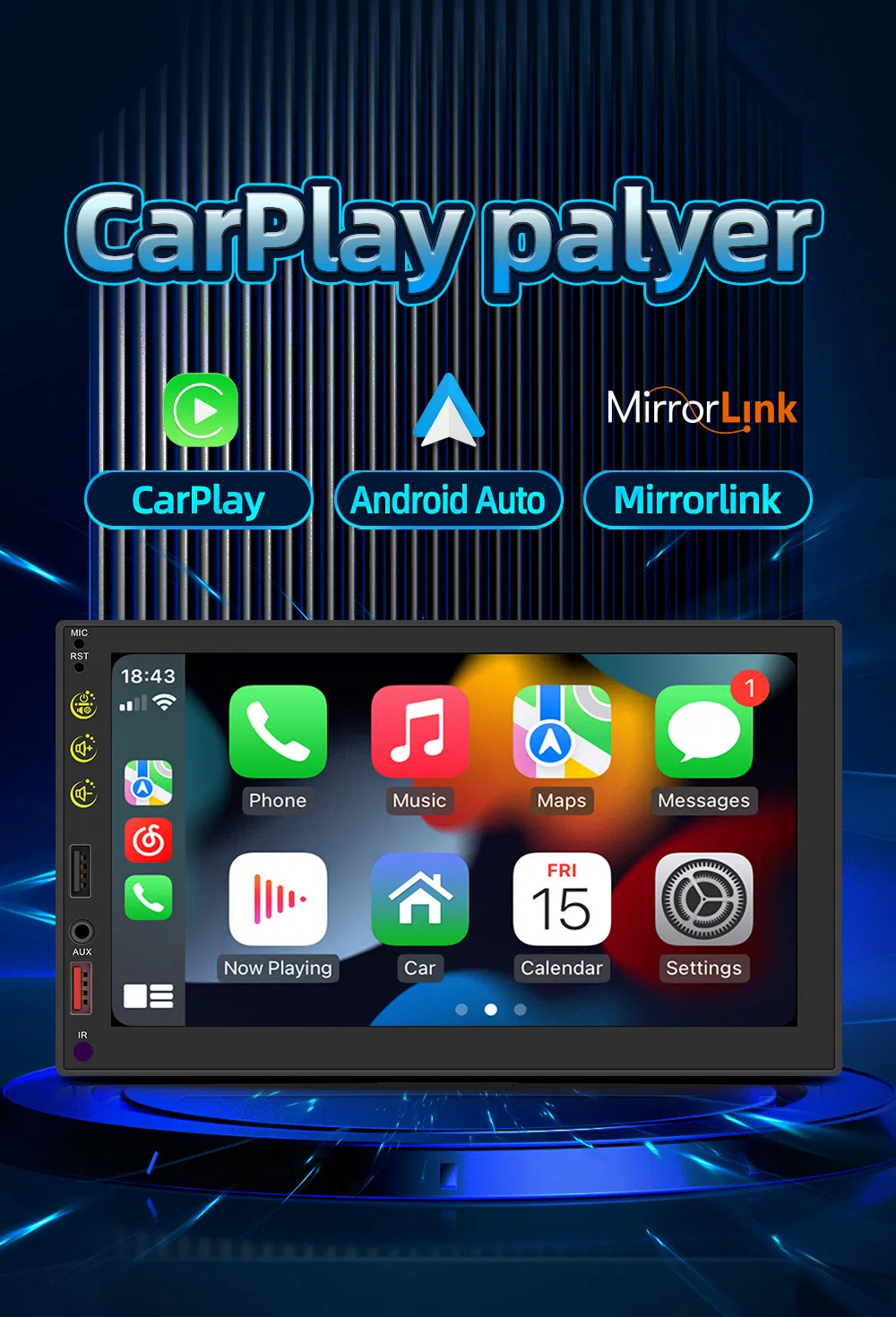 Car Stereo 7-inch MP5 Player