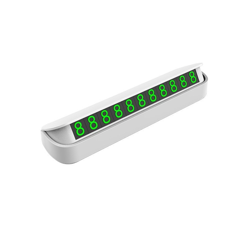 Luminous Car Temporary Parking Card Car Styling Phone Number Card Plate Telephone Number Park Stop Sticker Car Auto Accessories