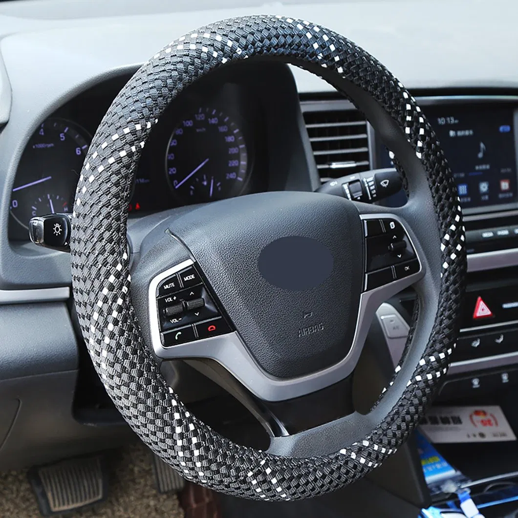 Premium Ice Silk Steering Wheel Cover for Comfort and Grip