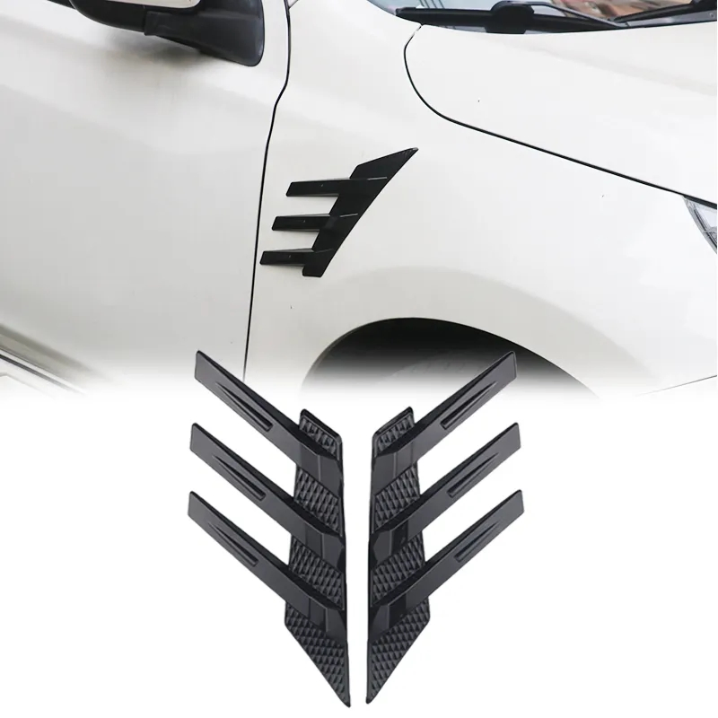 Universal Car Styling Sticker Carbon Fiber Auto Window Blade Decoration Accessories