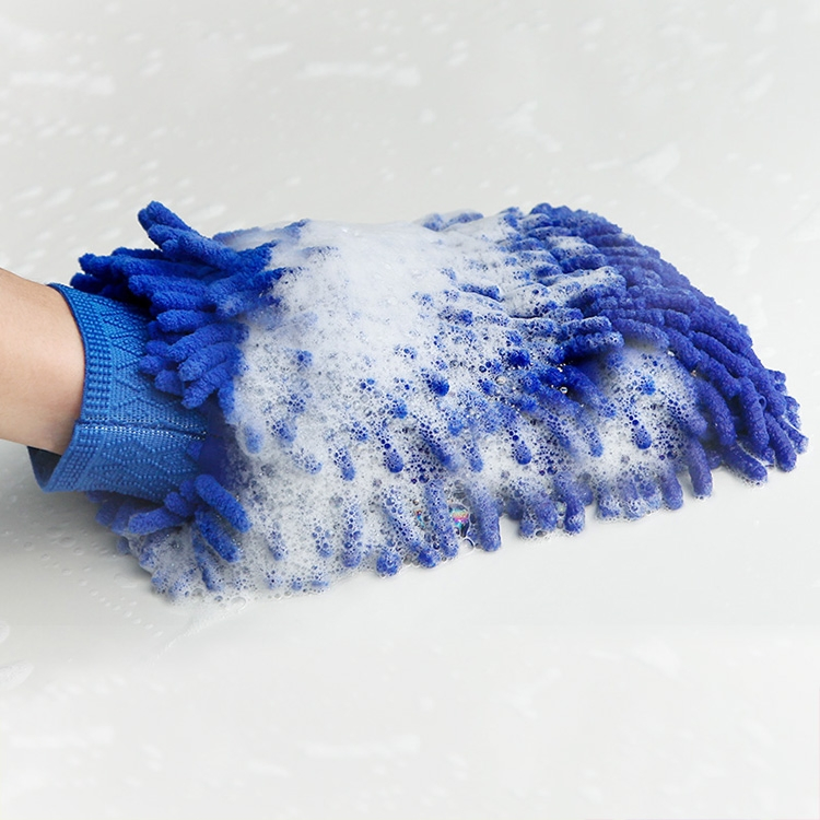 Double-Sided Chenille Wipe Car Wash Gloves Cleaning Supplies Car Wash Shop Tools