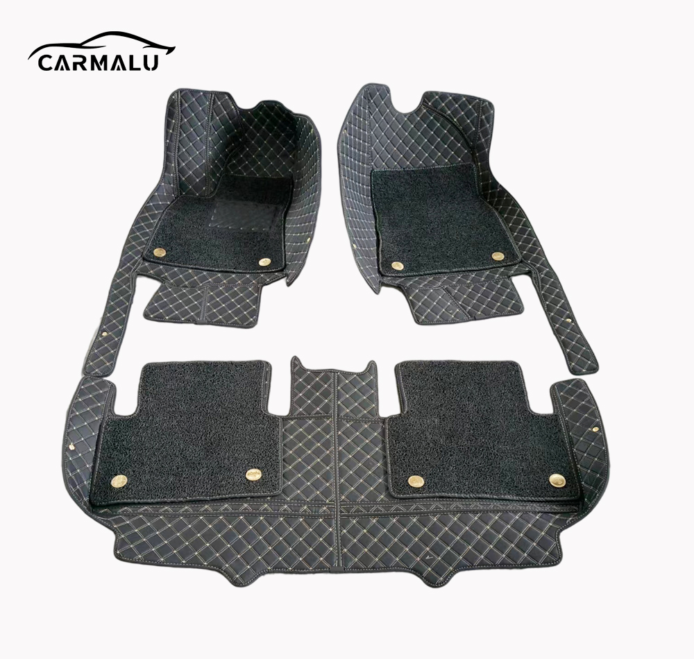 Premium Custom Logo 5D Leather Car Mats for Ultimate Comfort