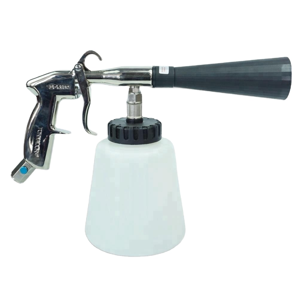 Knilca Black/Preto Bearing Cleaning Gun, High Pressure Car Washer Foam Gun, Car Tornado Espuma Tool