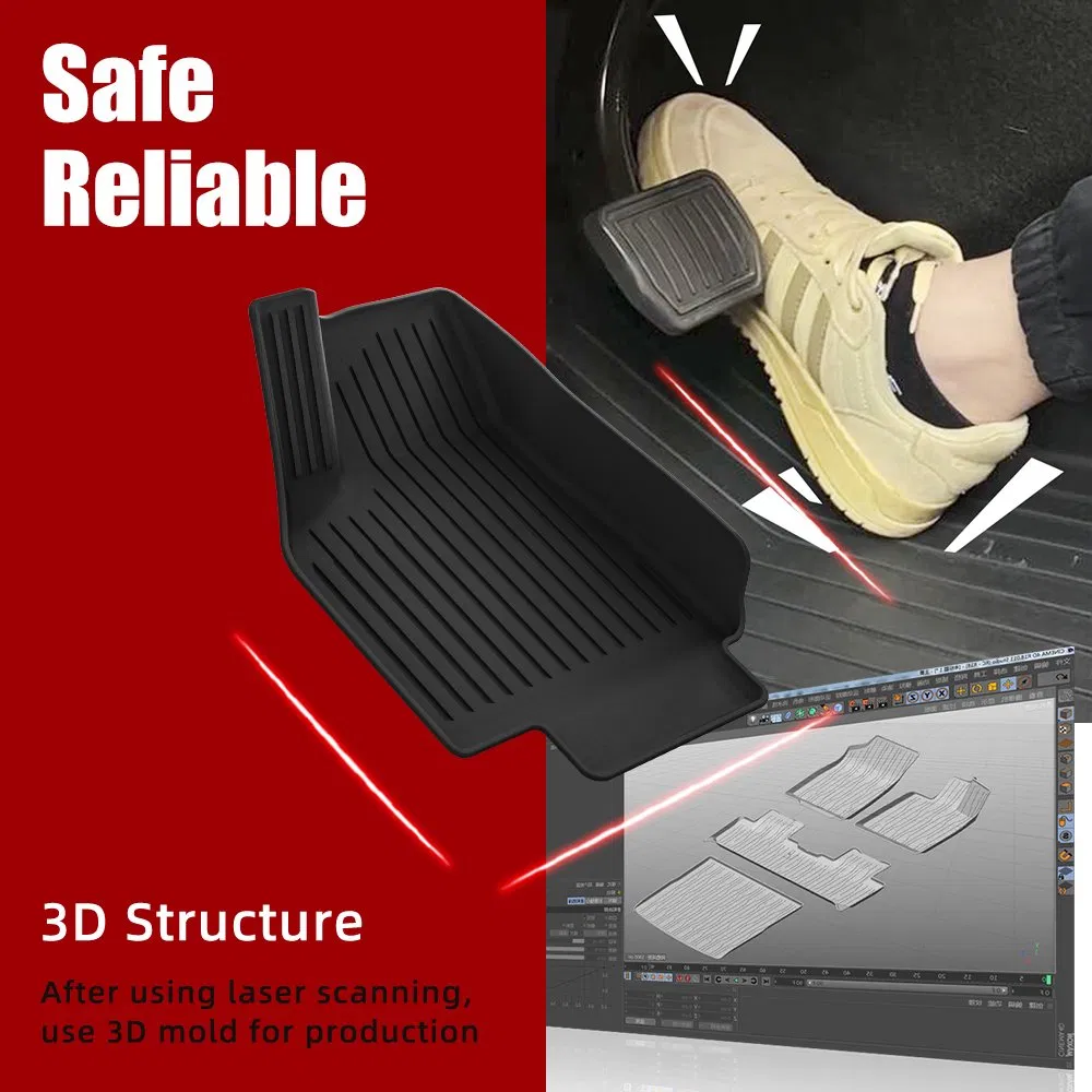 New Products TPE Car Mat Waterproof Non-Slip Car Floor Mat for Tesla New Model Y 2025 Long