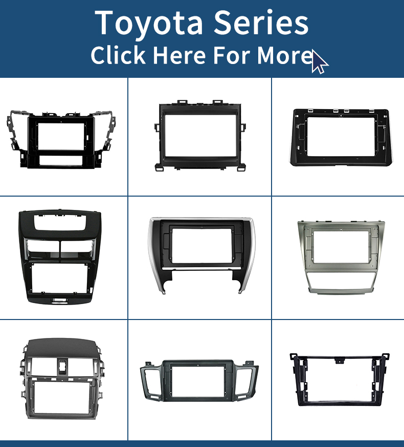 Car DVD Player Radio Frame GPS Navigation Frame Auto Spare Parts Accessories Android for Toyota