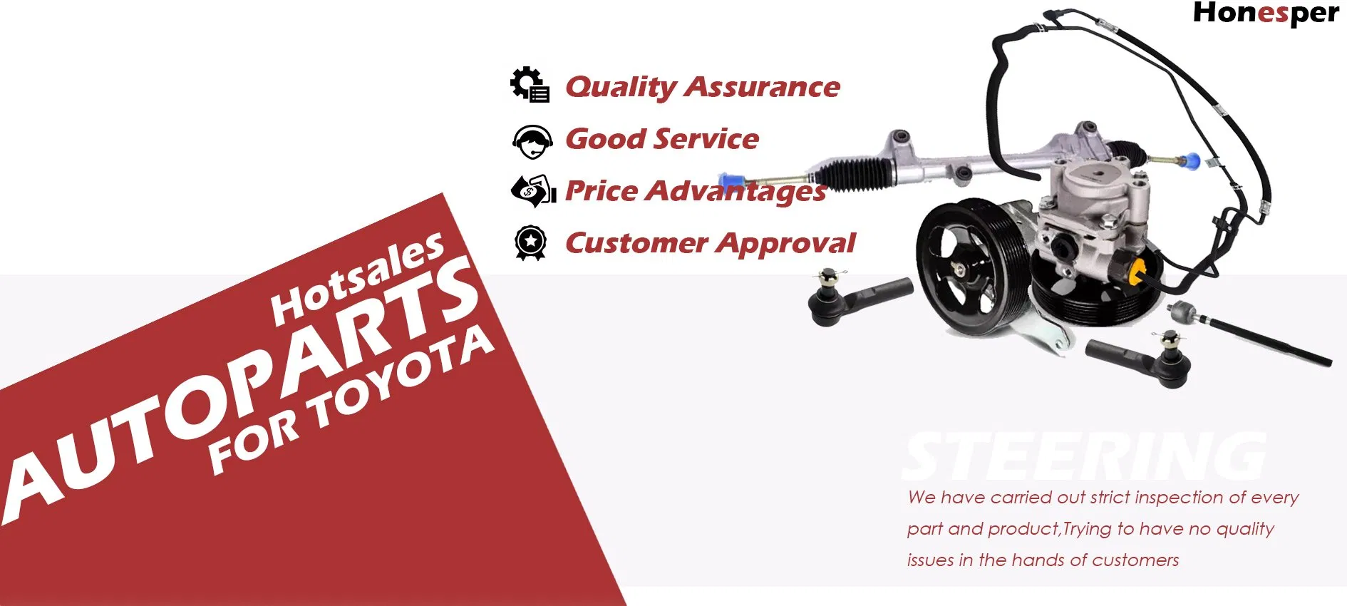 Wholesale Car Spare Parts Auto-Part Car Accessories Steering Gear Rack for Toyota Lexus Es2## Es350 Es300h 2012-2016 45510-33050 LHD