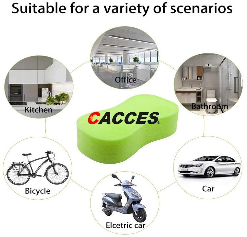 Kitchen Wash Pad Car Care Pad Cleaning Foam Universal Wash Tool for Car,Motorcycle,Bike, Boat,Kitchen, Bathroom, Furniture, Glass, Super Water Absorbent Sponge
