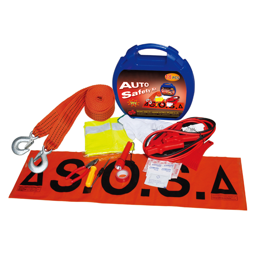 OEM Factory Roadside Kit Triangle Tool Bag Car Emergency Tools