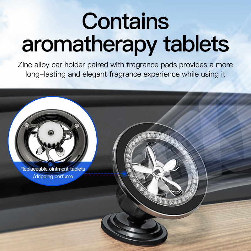 Aromatherapy Car Mount Car Phone Holder Air Vent Magsafe Magnetic Design CZ06