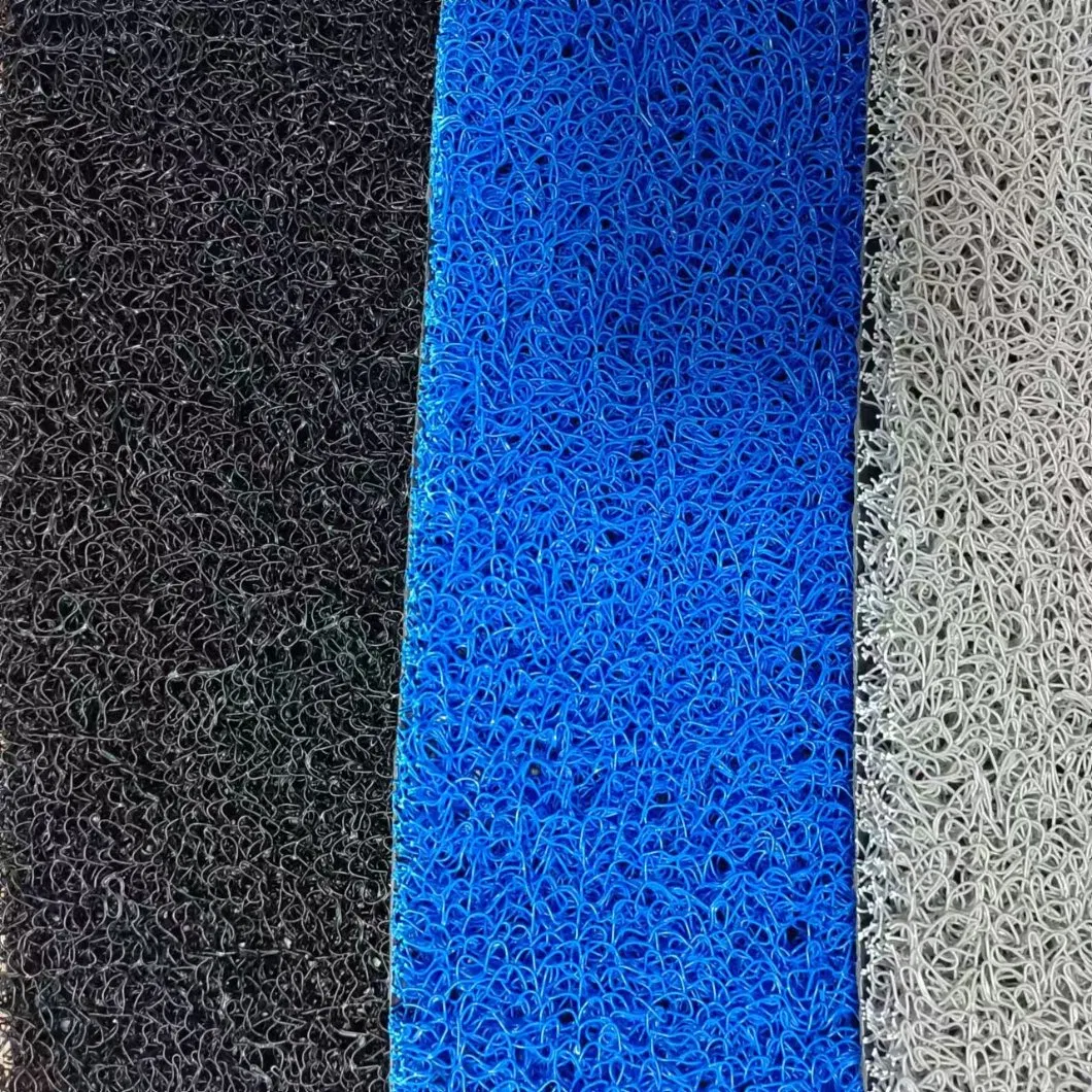 Waterproof PVC Coil Car Mat with Nail Backing for Comfort