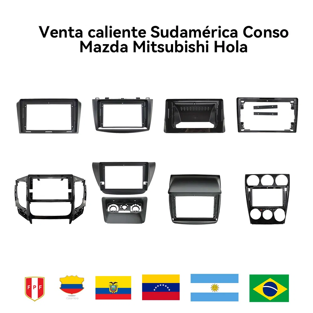 Vacuum Forming OEM/ODM Factory Outlet Other Interior Accessories Car Radio Video Fascia Panel Dashboard Car DVD Player Frame