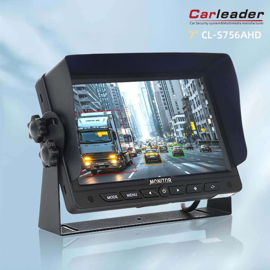 7-Inch Car Mounted Ahd Display Car Safety Monitoring System