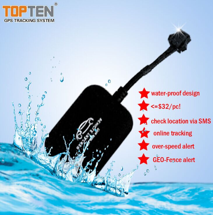 Topten Mt05 GPS/GSM Car Alarm System for Vehicle Security, Vehicle Online Live Track, Engine on Alarm (MT05-TN)