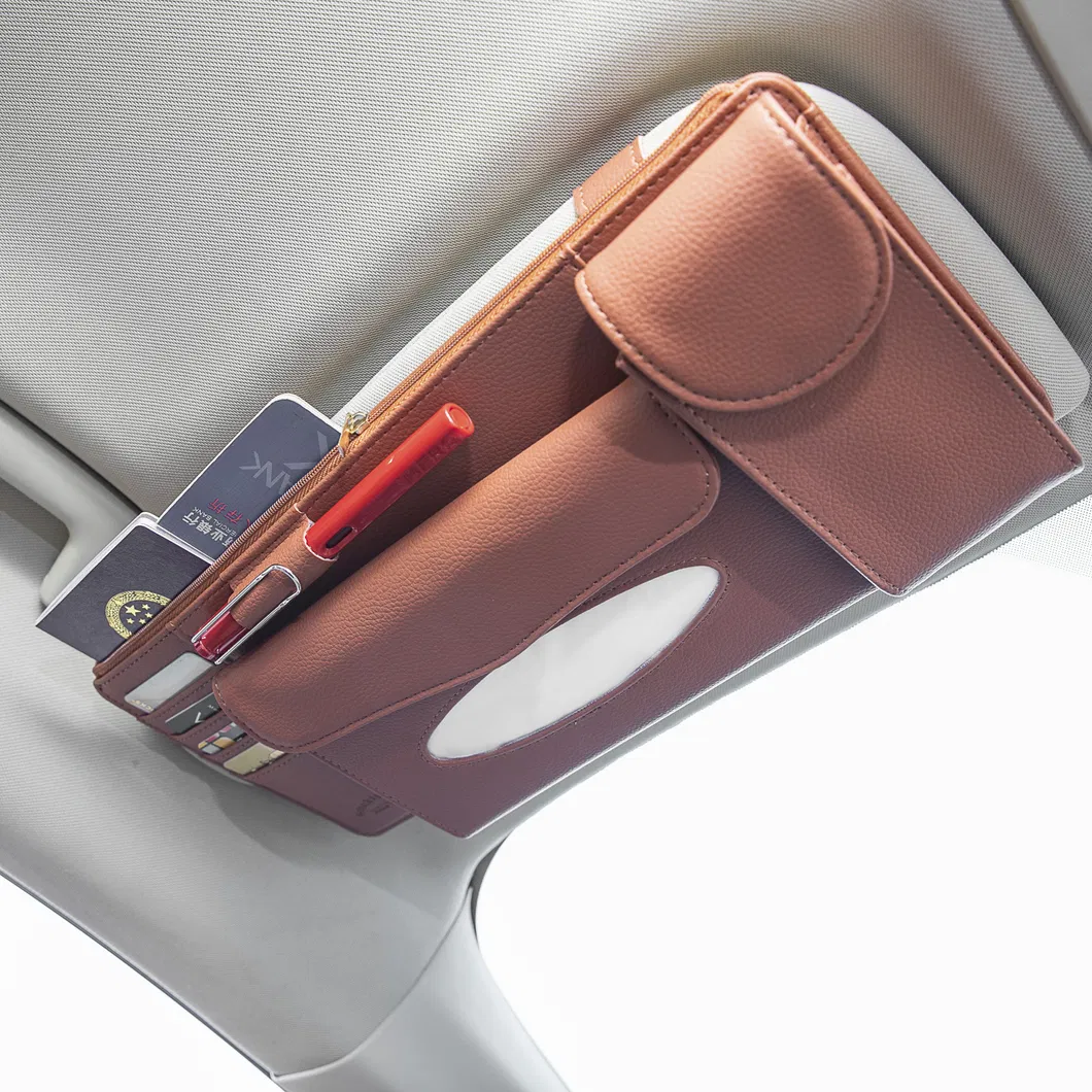 Car Sun Visor Organizer Display 1