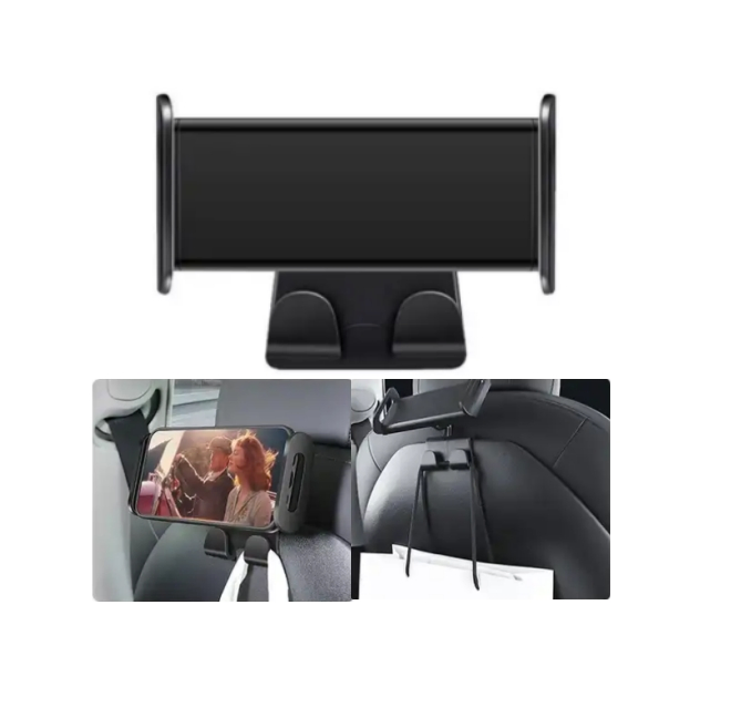 Magic Mobile Phone Stand Accessory for Model Y Easy Interior Rear Seat Car Modification