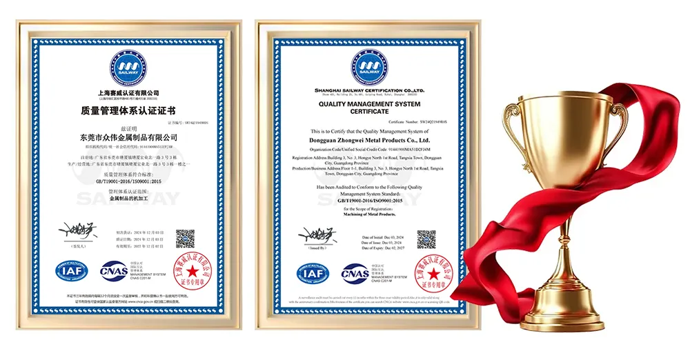 Quality Certifications