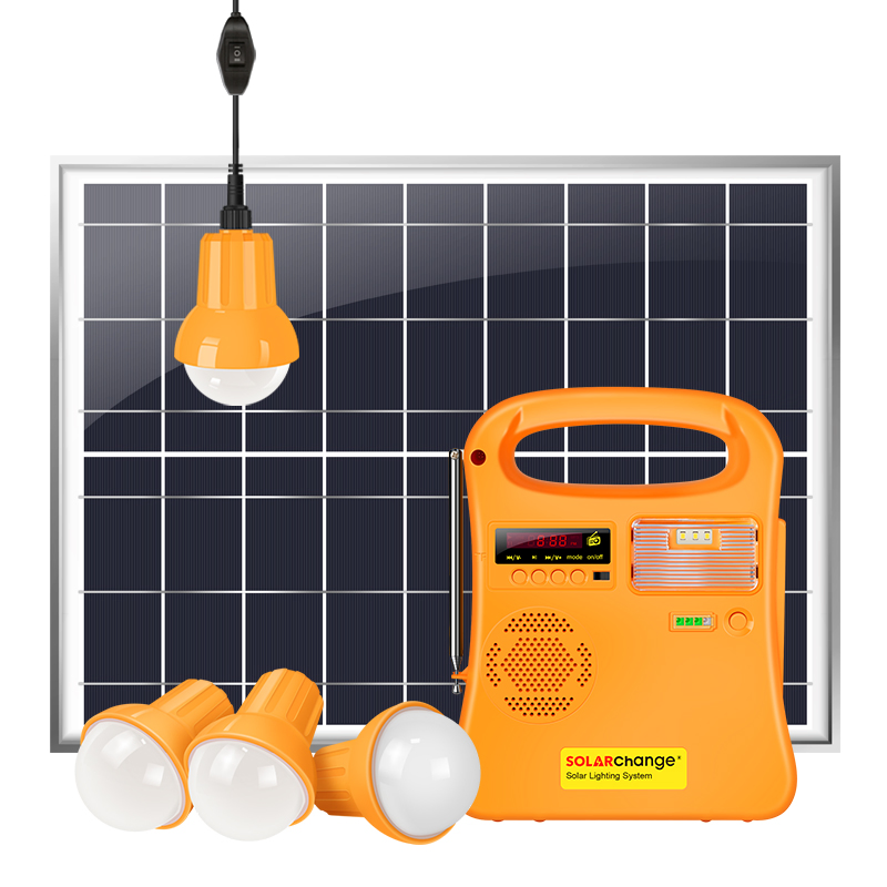 Chinese ODM OEM Factory Verasol Certified Solar Lighting System 5W 10W 15W 20W with Torch Radio MP3 Bluetooth Intergraged
